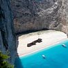 Zakynthos - Plage de Navagio (3) sur Jolanda van Eek en Ron de Jong