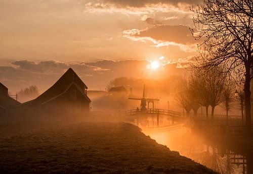 Zonsopkomst Zaanse Schans