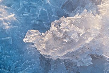 l'abstraction de la glace sur Ko Hoogesteger