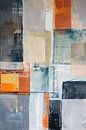 Abstract geometric painting with squares and colours by Art & Soul Creations thumbnail