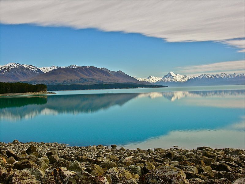 Lacs en Nouvelle-Zélande Île du Sud par Iduna vanwoerkom