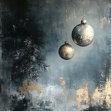 Winter Decor | Feestdagen Decor Textuur van Kunst Kriebels