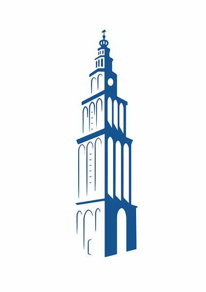 Martini tower design Groningen by Rick van Houten