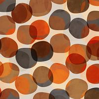 Herfst Stenen | Retro Vorm Abstract