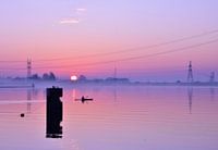 Lonely canoeist