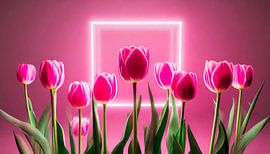 Bloemen met verlichting