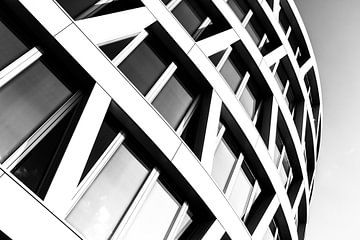 Moderne architectuur in Berlijn van Mixed media vector arts
