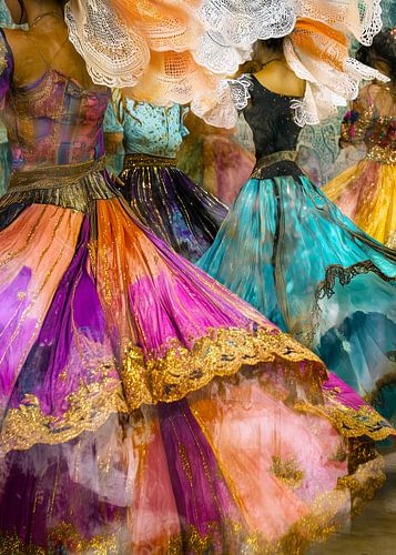 Dansende Mexicaanse vrouw