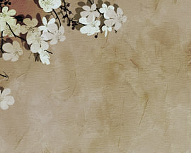 Elfenbeinfarbene Blüten von Richard Laschon