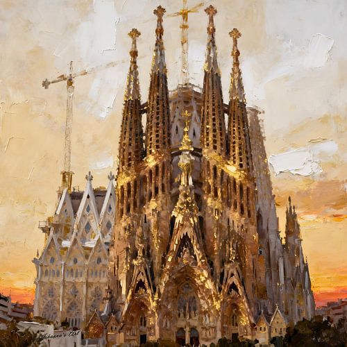 La Sagrada Familia, Barcelona, Spain