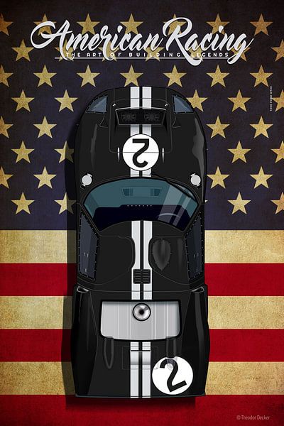American Racing, Ford GT40 No.2 by Theodor Decker