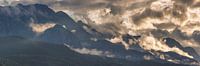 Zonsondergang, Wettersteinspitze van Walter G. Allgöwer thumbnail