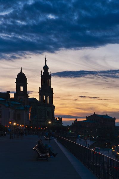Brühlsche Terrasse Dresden von Gunter Kirsch