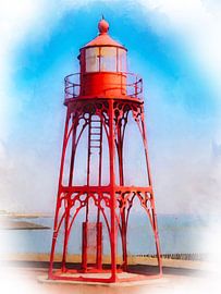 Vlissingen, lighthouse on Keizersbolwerk by Danny de Klerk
