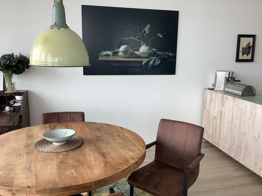 Stilleven koolrabi  van Monique van Velzen 