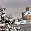 Die Wartburg im winterlichen Thüringer Wald von Roland Brack