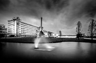Van Nellefabriek Rotterdam (zwart-wit) van Prachtig Rotterdam thumbnail