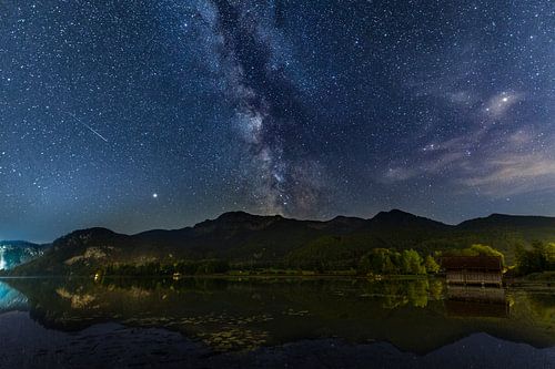 Milky Way over Lake Kochelsee