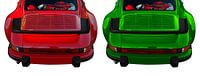 Porsche 911 G model in red & green by aRi F. Huber thumbnail