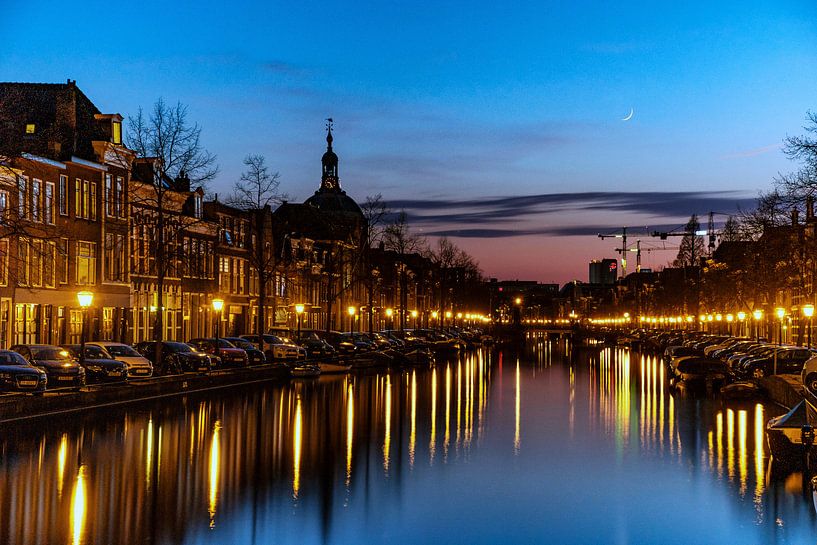 Leiden Oude Singel by Eric van den Bandt