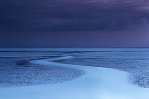 Blaue Stunde am Wattenmeer
