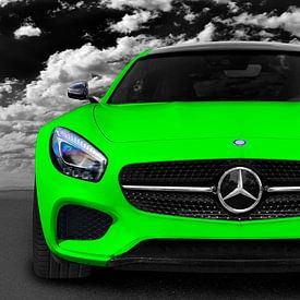 Mercedes-AMG GT en vert sur aRi F. Huber