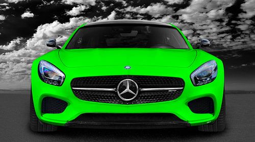 Mercedes-AMG GT in green