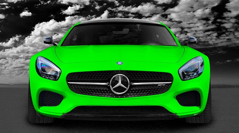 Mercedes-AMG GT in green by aRi F. Huber