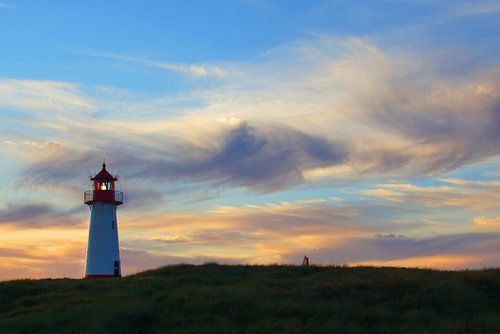 Evening atmosphere at the Ellenbogen lighthouse
