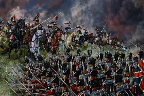 Die Attacke bei Waterloo