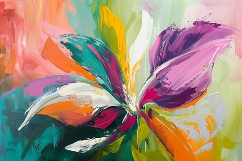 Floral abstraction by Bianca ter Riet