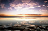 "Farewell to the Day: The Magic of a Sunset at the Beach"