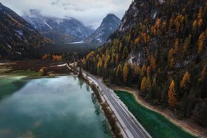 Le Dürrensee vu d'en haut