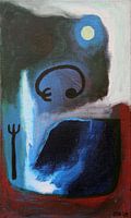 Blauw 30x50cm