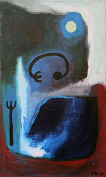 Blauw 30x50cm