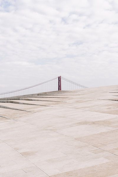 MAAT Lisbon ᝢ abstract architectural photography ᝢ stairs and bridge by Hannelore Veelaert