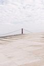 MAAT Lisbon ᝢ abstract architectural photography ᝢ stairs and bridge by Hannelore Veelaert thumbnail
