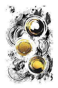 ART ABSTRACTUEL Cercles frénétiques