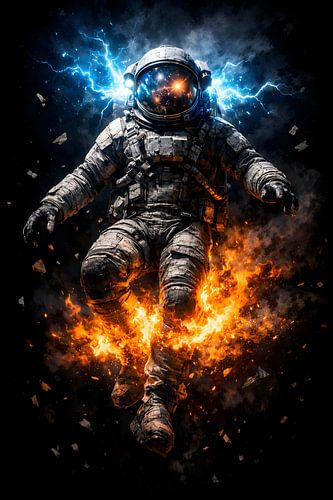 Astronauten, vuur en bliksem: kunst over overleven in de kosmos