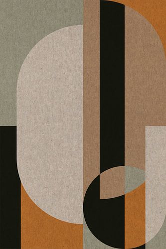 Geometrische Retro Kunst: Scandinavisch Industrieel Minimalisme 9