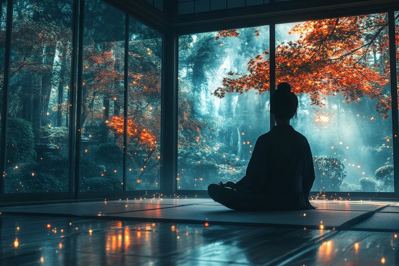 meditation Japan by Egon Zitter