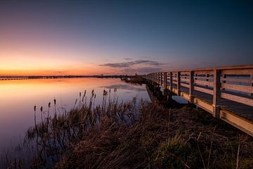 Die Brücke über den Dane-See von Peter Kuipers