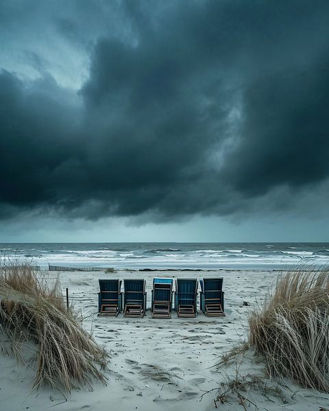 Ästhetik am Strand von fernlichtsicht