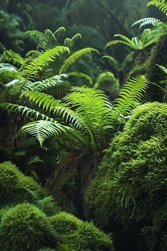 Hiking in the forest