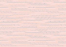 Light waves rosa von Kimfaesdesign