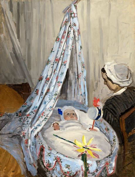 de wieg, Camille met de Artist's Zoon Jean, Claude Monet van Liszt Collection