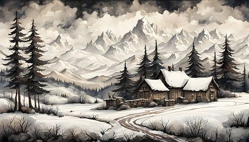 Winter in the mountains