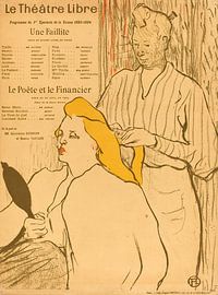 Friseur, Programm für die Theater Libre, Henri de Toulouse-Lautrec