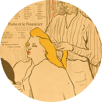 De Kapper, Programma voor de Theatre Libre, Henri de Toulouse-Lautrec