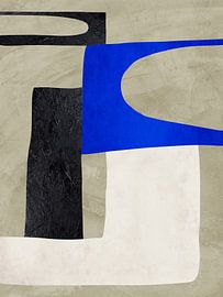 Moderne abstracte geometrische kunst van Online Arts